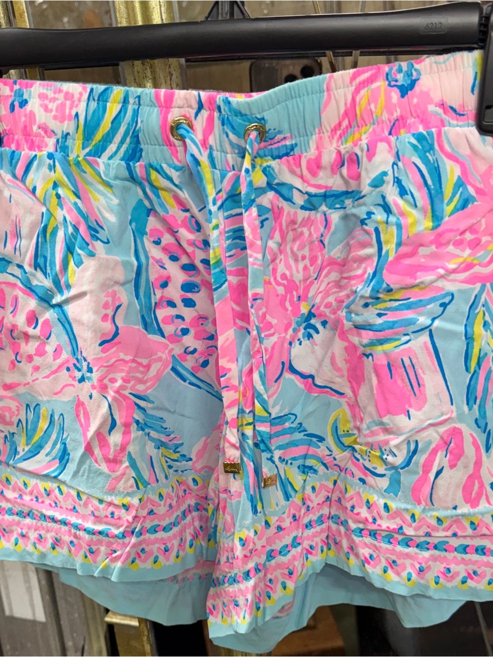 Lilly Pulitzer Katia Shorts in Blue Ibiza Gimme The Juice Engineered size M